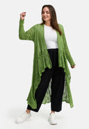 Kekoo Stickad Jacka Lång 'Cotton'