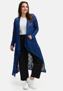 Kekoo Stickad Jacka Lång 'Cotton'