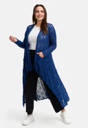 Kekoo Stickad Jacka Lång 'Cotton'