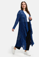 Kekoo Stickad Jacka Lång 'Cotton'