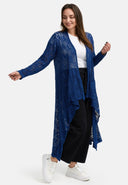 Kekoo Stickad Jacka Lång 'Cotton'