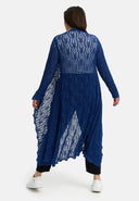 Kekoo Stickad Jacka Lång 'Cotton'