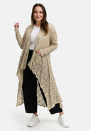 Kekoo Stickad Jacka Lång 'Cotton'