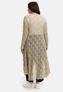 Kekoo Stickad Jacka Lång 'Cotton'