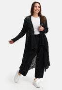 Kekoo Stickad Jacka Lång 'Cotton'