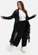 Kekoo Stickad Jacka Lång 'Cotton'