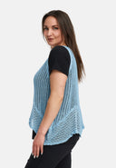 Kekoo Poncho de Malha 'Cotton'