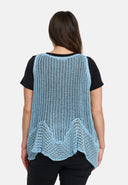 Kekoo Poncho de Malha 'Cotton'