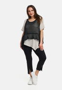 Kekoo Poncho de Malha 'Cotton'