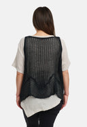 Kekoo Poncho de Malha 'Cotton'