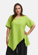 Túnica de linho em linha A 'Venti'