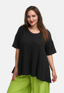 Camiseta em linha A de linho 'Venti'