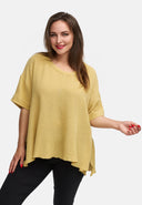 Camiseta em linha A de linho 'Venti'