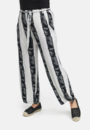 Suorat stretch-housut viskoosista 'Sovana'