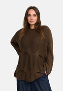 Stickad tröja av ren bomull 'Cotona'