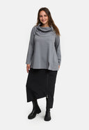 'Juline' Paita – Denim joustolla, laskeutuva A-linja