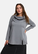 'Juline' Skjorta – Denim med stretch i flytande A-linje