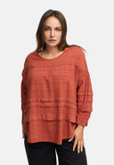 Tunique ample avec coupe à étages 'Ferina'