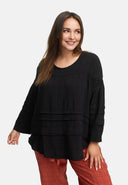 Tunique ample avec coupe à étages 'Ferina'