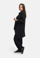 Blouse-tunique, ligne A, asymétrique 'Noira'