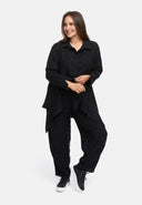 Blouse-tunique, ligne A, asymétrique 'Noira'