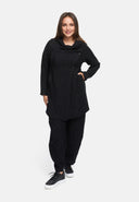 Jakke A-linje, Asymmetrisk, med strukturmønster 'Noira'