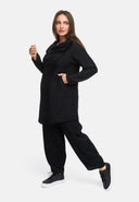 Jakke A-linje, Asymmetrisk, med strukturmønster 'Noira'