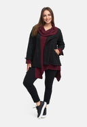 Jas asymmetrisch met rits 'Floréa'