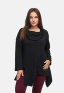 Tunika A-linje med cowl-krage 'Floréa'