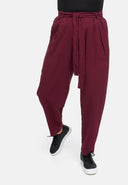 Housut sidontavyöllä hamppu-puuvillasekoituksesta 'Elure'