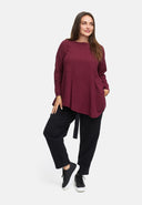 Housut sidontavyöllä hamppu-puuvillasekoituksesta 'Elure'