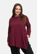 Tunique ample en mélange de chanvre et coton 'Elure'