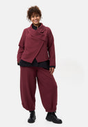 'Collina' Jacka – Elegant kort jacka med omlottlook & struktur