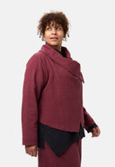 'Collina' Jacka – Elegant kort jacka med omlottlook & struktur