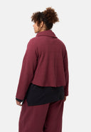 'Collina' Jacka – Elegant kort jacka med omlottlook & struktur