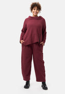 'Vigna' tunic – structured cotton-stretch & refined cut
