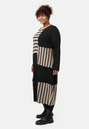 'Sienna'-klänning - randigt utseende, elegant-chic