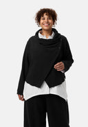 'Collina' Jacka – Elegant kort jacka med omlottlook & struktur