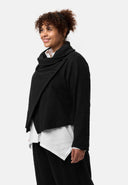'Collina' Jacka – Elegant kort jacka med omlottlook & struktur