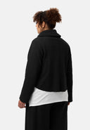 'Collina' Jacka – Elegant kort jacka med omlottlook & struktur