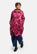 'Oria' coat – cotton stretch, knee-length