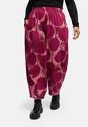 'Oria' trousers – cotton stretch, balloon shape