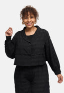 'Norina' shirt-jacket – viscose blend, short