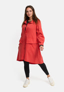 Parka blouse en parachute avec stretch 'Isara'