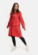 Parka blouse en parachute avec stretch 'Isara'