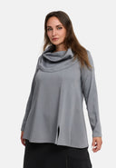 'Juline' Shirt – Denim met stretch in vloeiende A-lijn