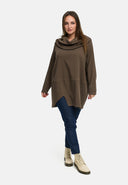 'Lunava' tunika – lang, O-silhuet & med stretch