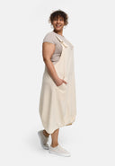 'Linaya' Pinafore Dress – airy & soft made from cotton linen