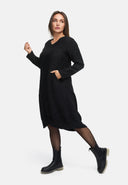 Elegant klänning, A-linje, med strukturmönster 'Noira'