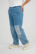 Spodnie 'Sky' – Premium-Dżins, Naszywka i Rozciągliwość